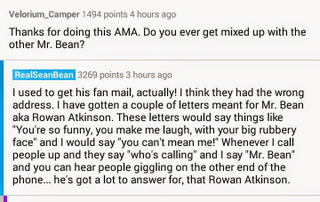 Illustration for article titled Sean Bean did an AMA yesterday (potential spoilers for some, maybe)